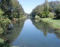 View of the Slough at the back of the hall